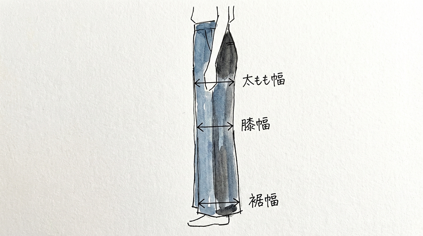 wide-pants silhouette